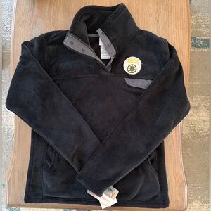NHL brand Boston Bruins fleece pullover, NWT